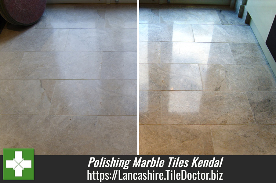 Polishing Marble Tiles in Kendal