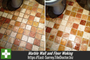 Marble Wall and Floor Tile Refresh in Woking