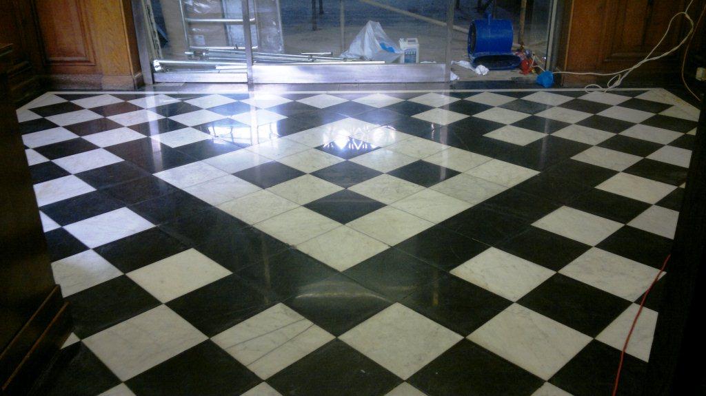 Marble Floor Tile Restoration Winchester Finished