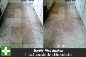 Refreshing a Marble Tiled Kitchen