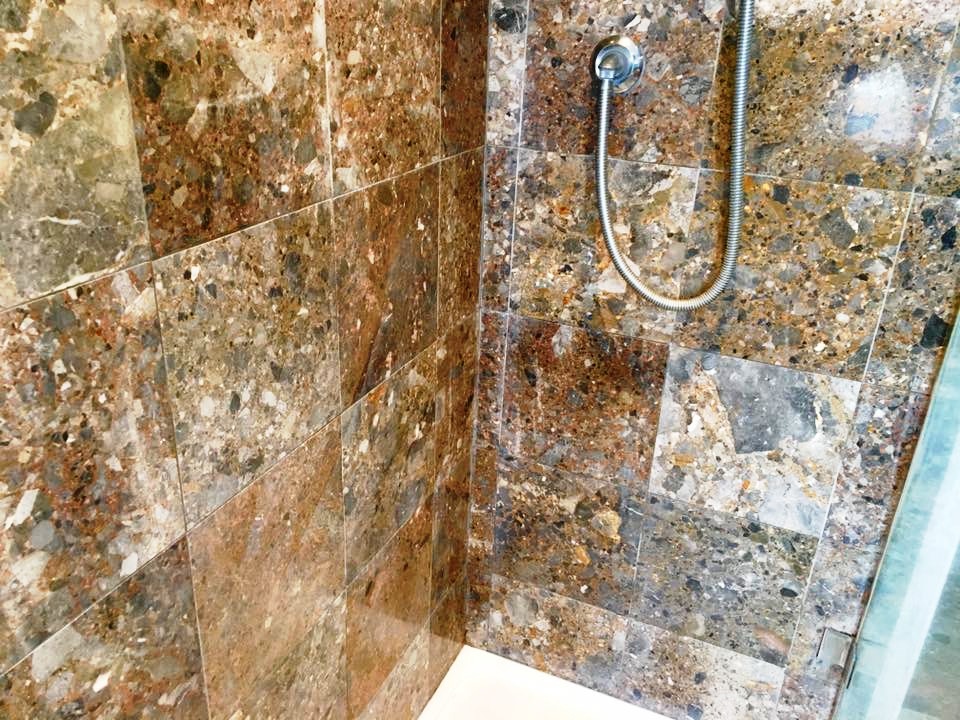 Restoring Ruined Marble Wall Tiles In A, How To Clean Marble Tiles In Shower