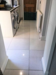 Marble Floor Restoration New Duston After Polishing