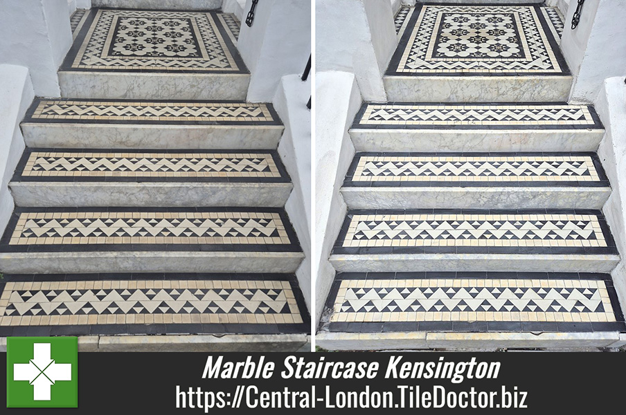 Marble Staircase Renovation Kensington London
